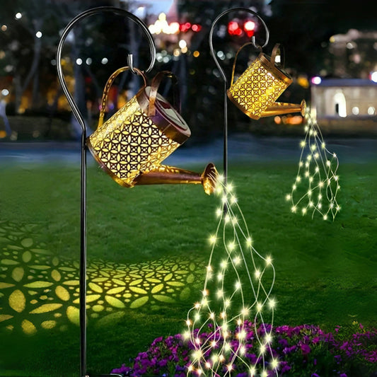 Solar Watering Can Garden Light