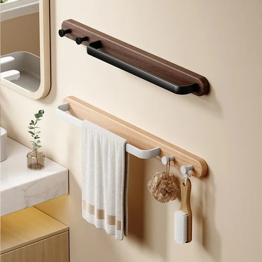Nordic Towel Rack with Hooks