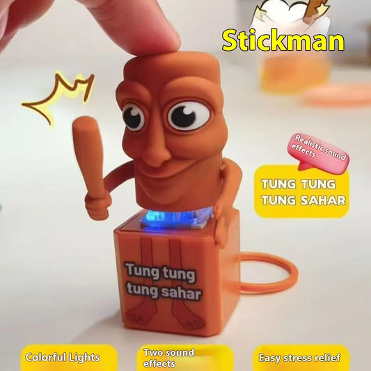 Stick Man Anime Keychain