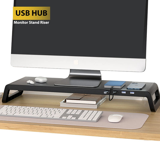 Monitor Stand Riser with Optional USB 3.0 Hub