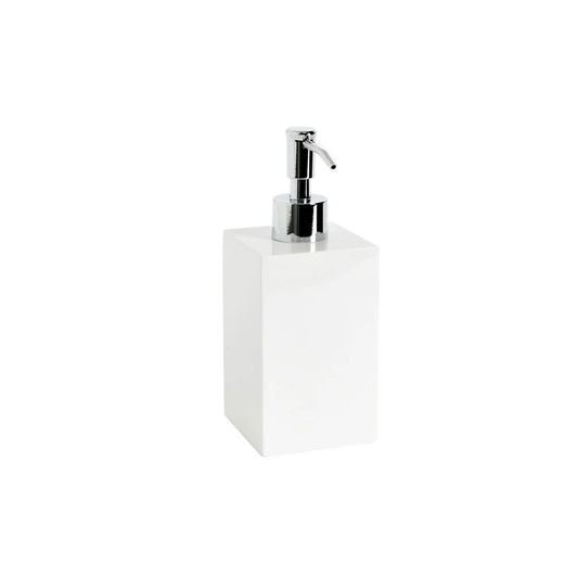 White Ceramic Lotion & Soap Dispenser