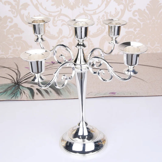 Retro 5-Arm Metal Candle Holder