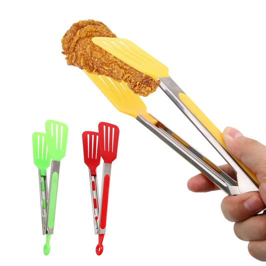 Non-Stick Kitchen Tongs with Stainless Steel Handle