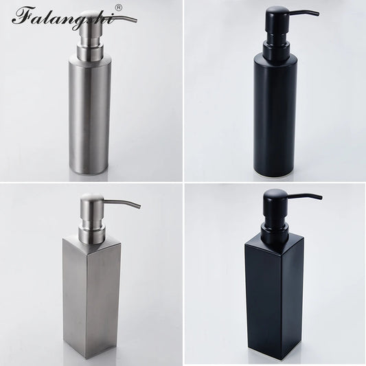 Falangshi 304 Stainless Steel Wall-Mounted Soap Dispenser