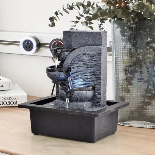 Handmade Indoor Desktop Water Fountain – Feng Shui Decor