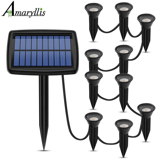 10-in-1 Solar Ground Lights