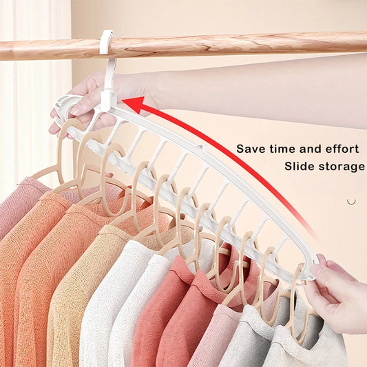 11-Hole Rotating Foldable Clothes Hanger