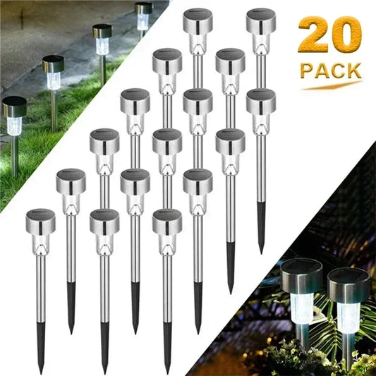 Outdoor Solar Landscape Lawn Lights – Waterproof Garden & Pathway Lighting