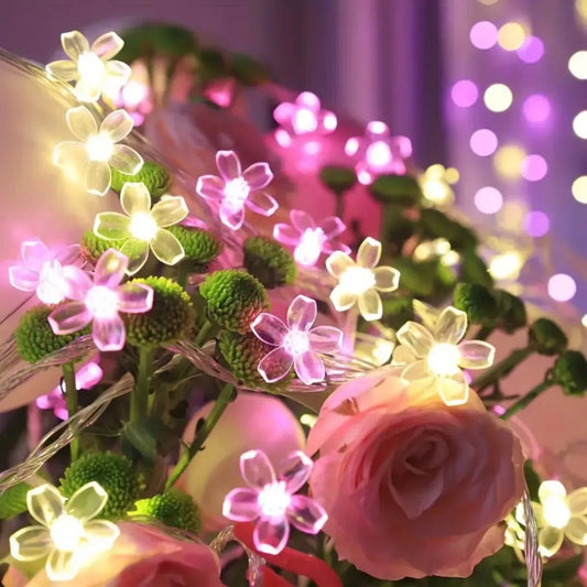 LED Cherry Blossom Fairy String Lights
