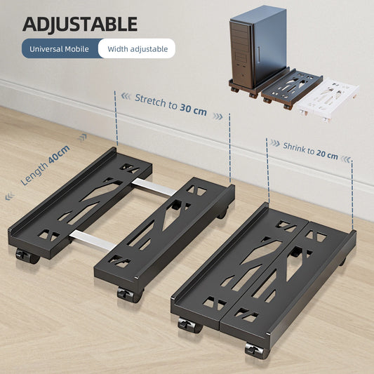 Adjustable Mobile CPU Tower Stand