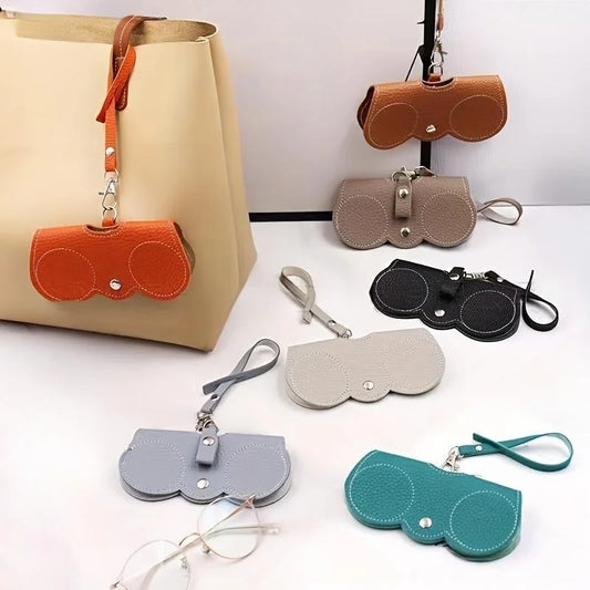 Litchi Embossed Glasses Case