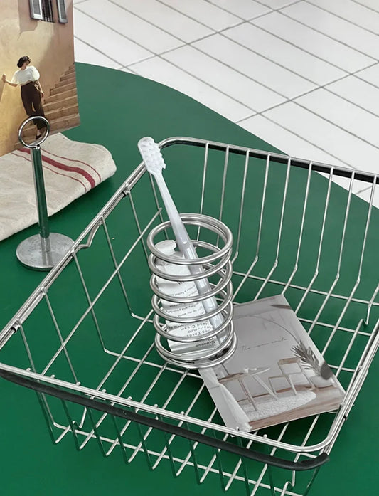 Stainless Steel Toothbrush Holder