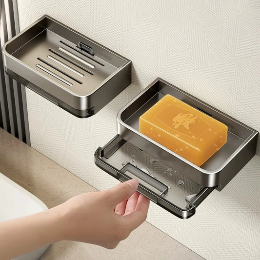 Metal Wall-Mounted Soap Holder