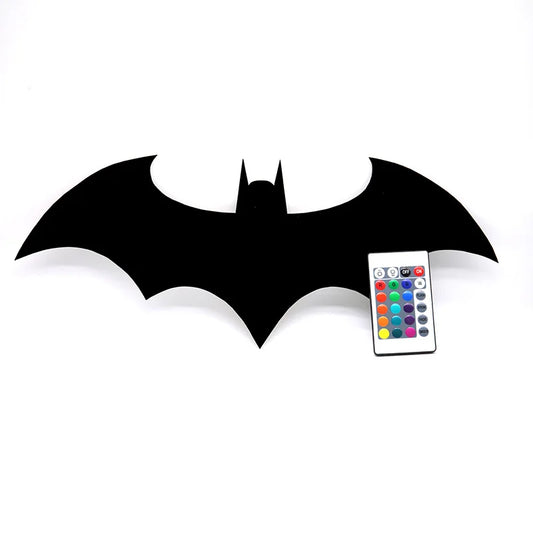 Creative Wooden Bat LED Wall Lamp