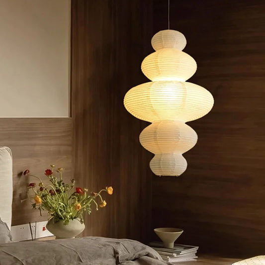 Rice Paper Pendant Ceiling Lamp
