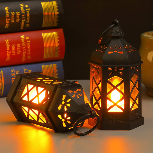 Retro Hexagonal Desktop LED Lamp