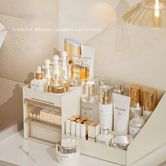 Transparent Drawer-Style Makeup & Skincare Organizer