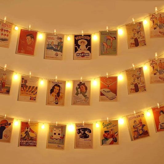 LED Photo Clip Fairy String Lights