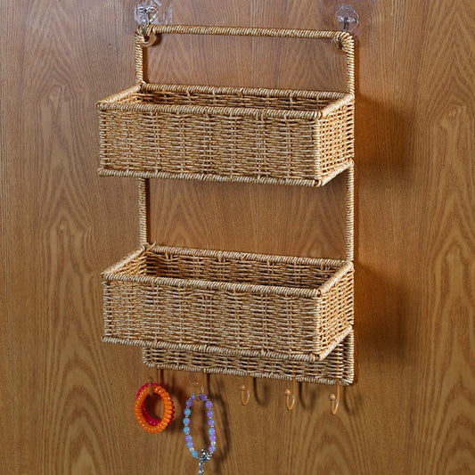 Wall-Mounted Multi-Layer Bathroom Storage Rack