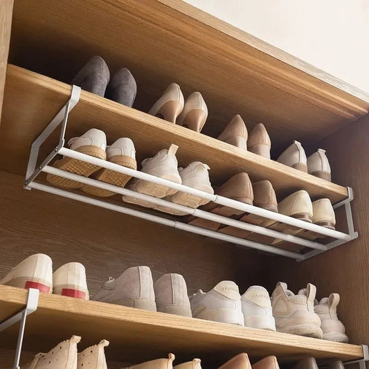Adjustable Layered Shoe Organizer Rack