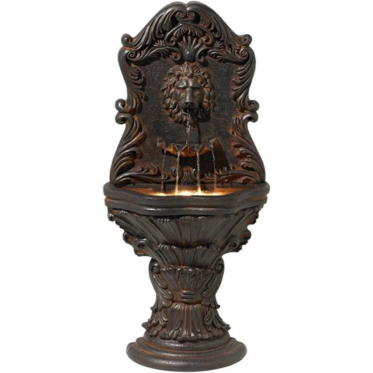 50-inch High LED Water Fountain – Outdoor & Indoor Garden, Lawn, Corridor, and Office Decoration
