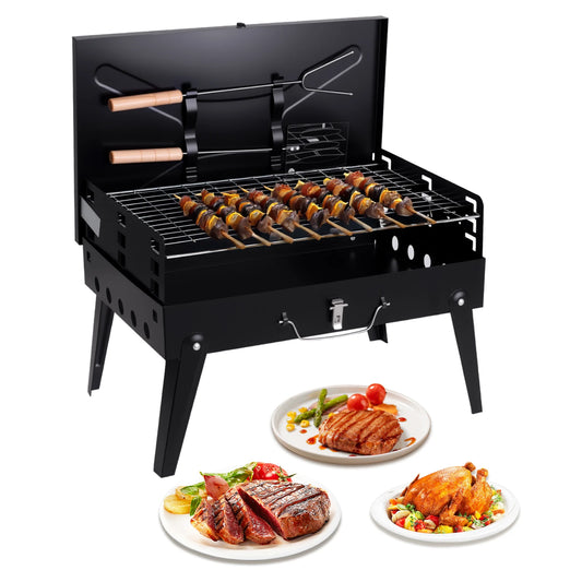 Portable Foldable Charcoal BBQ Grill