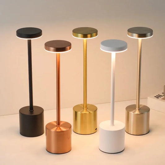Touch Sensor LED Table Lamp – Rechargeable Ambient Light