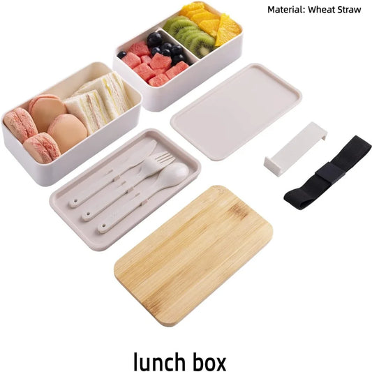 1200ML Double-Layer Japanese Bento Lunch Box