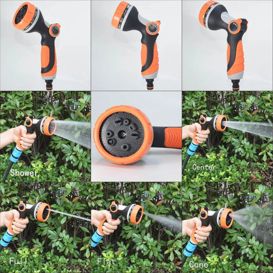 Garden Hose Nozzle Sprayer – 10-Mode Heavy Duty Handheld High-Pressure Watering Tool