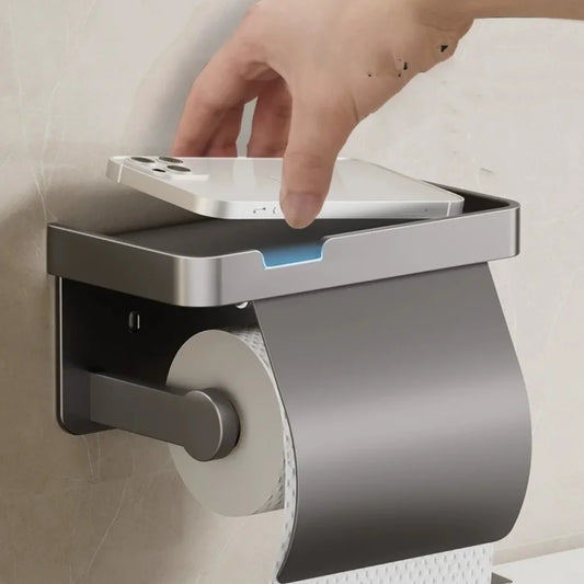 Wall-Mounted Toilet Paper Holder – 2 Styles, Waterproof