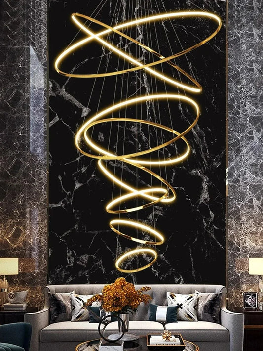 Modern LED Staircase & Living Room Pendant Light