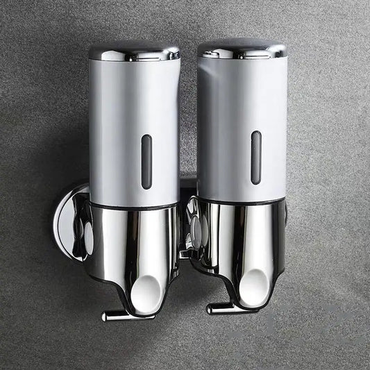 Wall-Mounted Double/Triple Soap & Shampoo Dispenser – 500ml