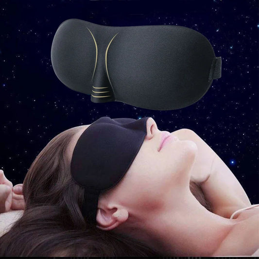 3D Sleep Mask – Soft Portable Eye Shade