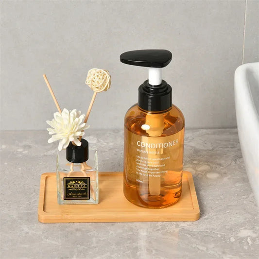 Multi-Purpose Bamboo Tray & Coaster Set