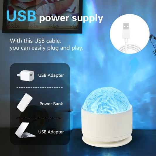 Northern Aurora LED Projector Lamp