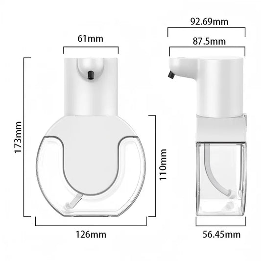 "420ml Touchless Automatic Soap Dispenser – Type-C Rechargeable, Intelligent Sensor for Bathroom & Kitchen"
