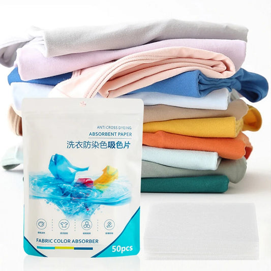 Laundry Color Absorbing Sheets – Prevent Color Transfer & Protect Clothes
