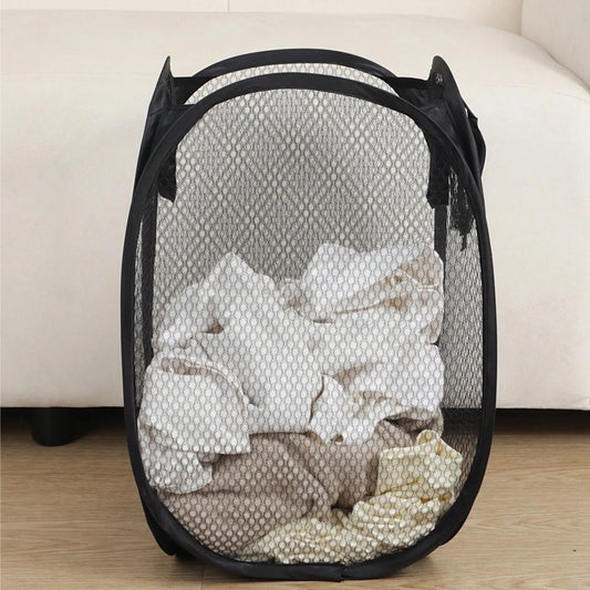 1pc-Folding Dirty Laundry Sorting Basket Washing