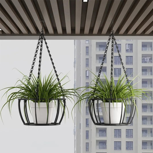 Suspension Type Iron Flower Basket