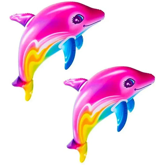 Inflatable Dolphin & Shark Pool Toy