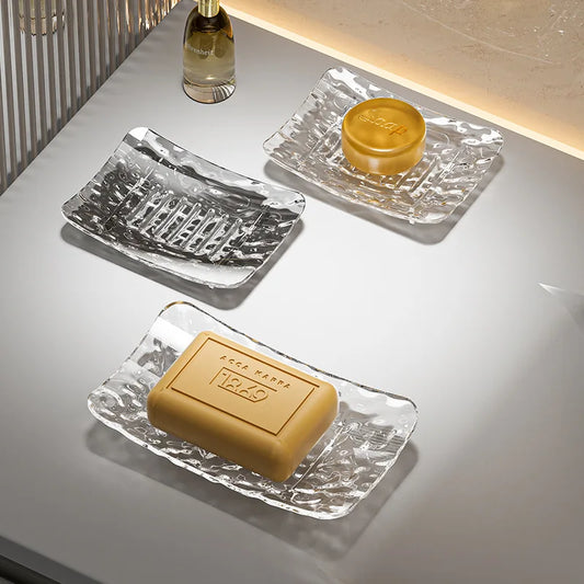 Transparent Glacier Pattern Soap Box