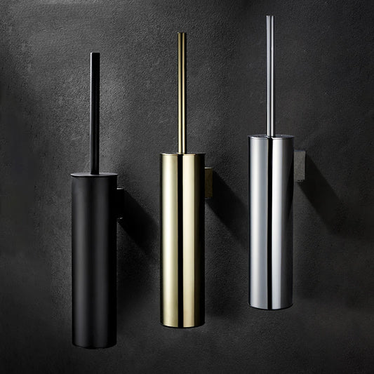 Wall-Mounted 304 Stainless Steel Toilet Brush Holder