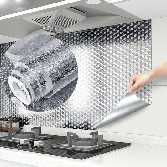 Kitchen Aluminium Wall Stickers