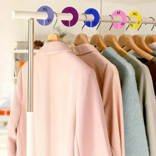 10PCS Plastic Clothing Rack Size Dividers