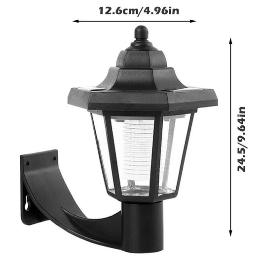 2-Pack Solar Hex Wall Lights