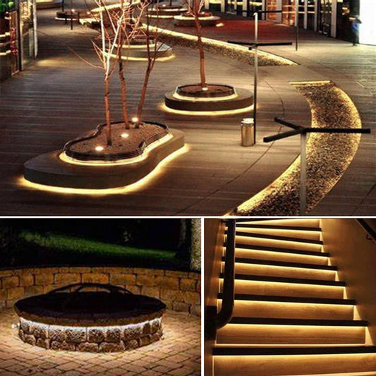 5M Outdoor Solar LED Strip Light – IP65 Waterproof Decorative Lighting