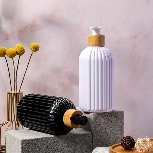 500ml Bamboo Pump Soap Dispenser