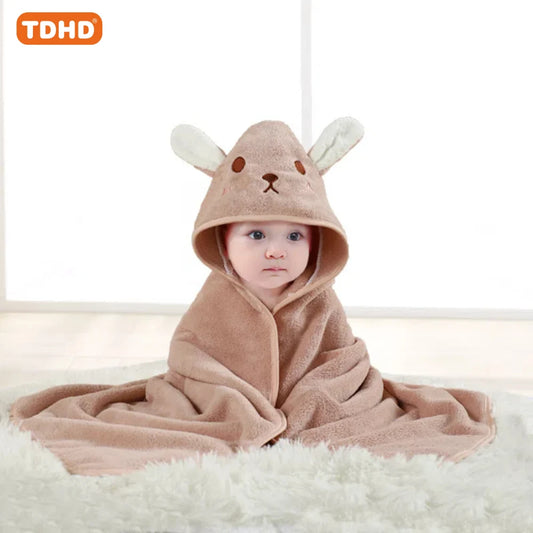 Animal Hooded Baby Bath Towel