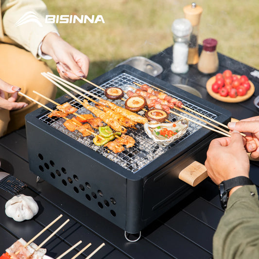 BISINNA Multi-Functional Portable Camping BBQ Grill