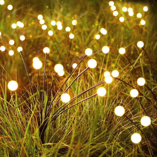8LED Solar Firefly Garden Lights